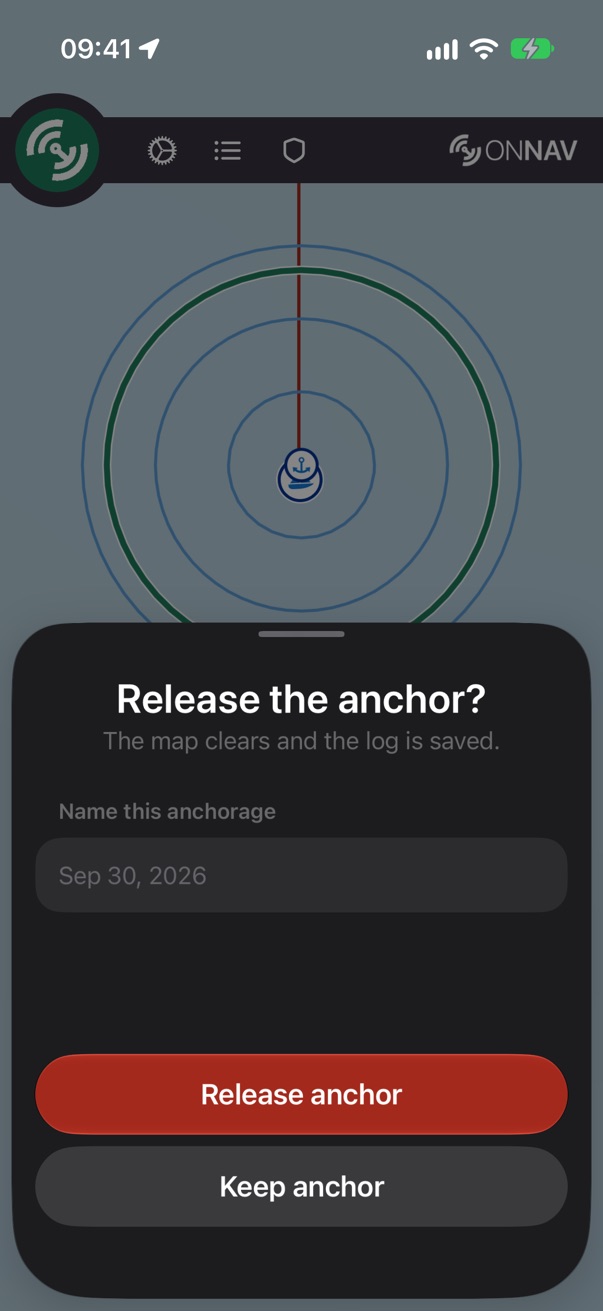 Release the anchor?