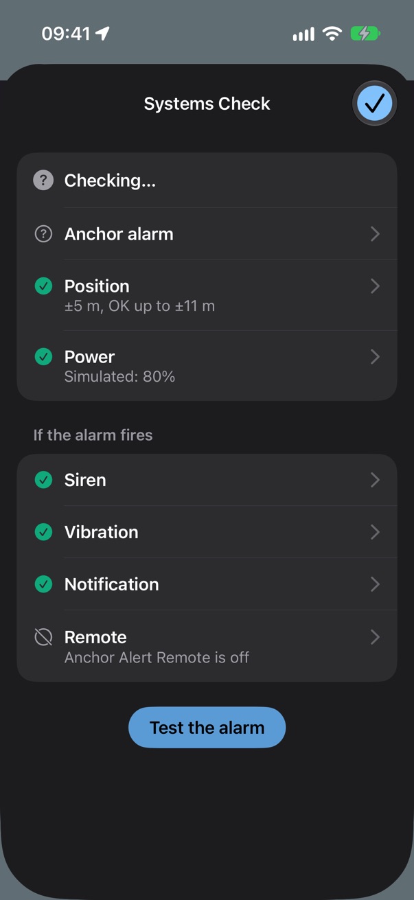 The Systems Check